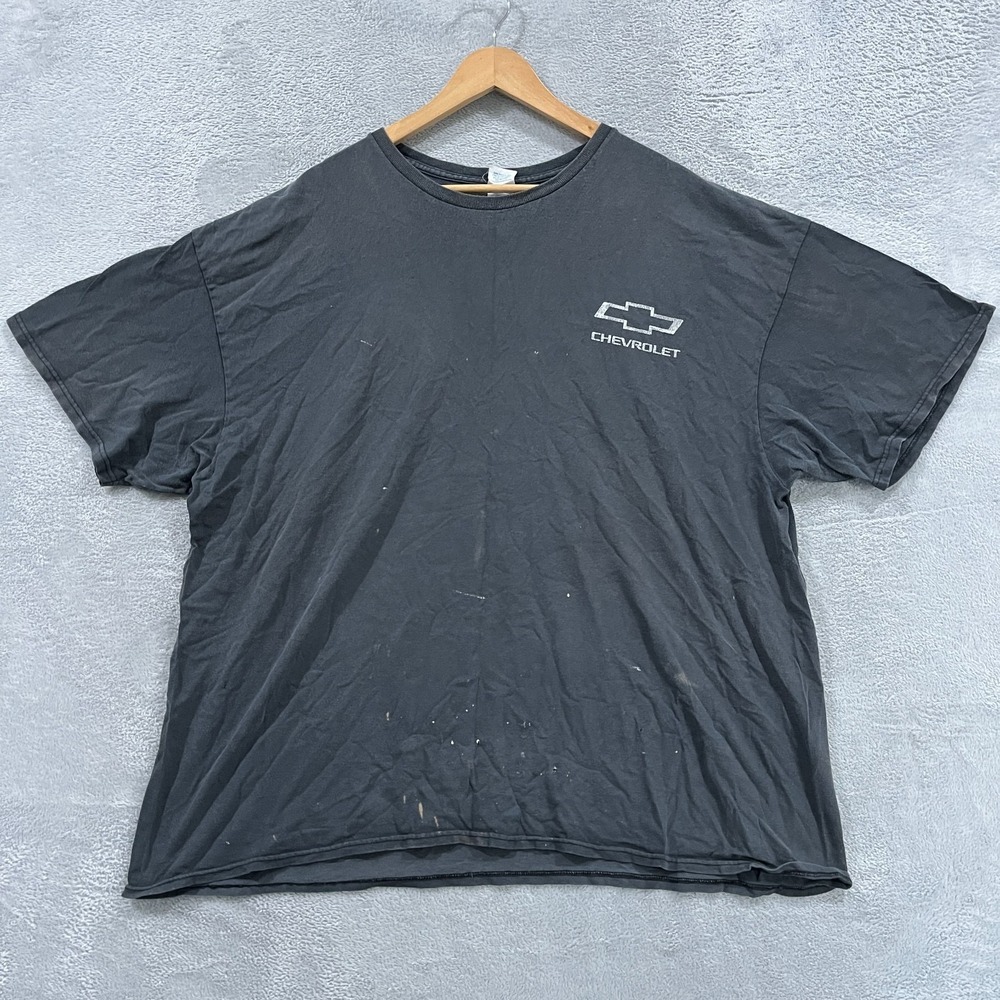 Delta T-Shirt Mens 3XL Black Chevrolet Pro Weight Short Sleeve Pullover Crew Tee